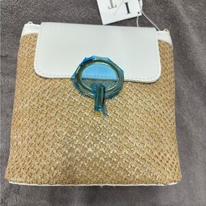 Stylish Tan and White Women Bag